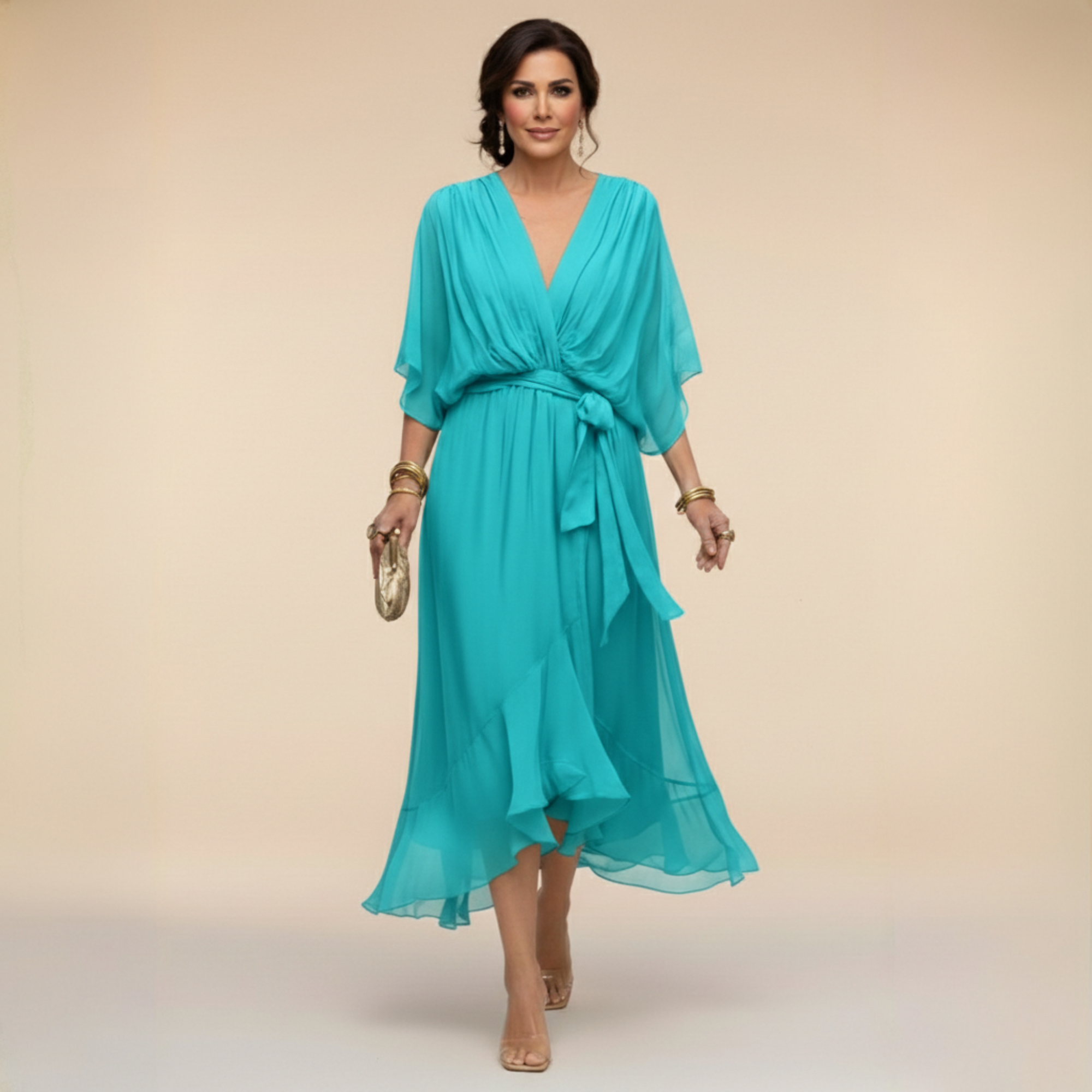 Vestido Valeria™ con Escote en V