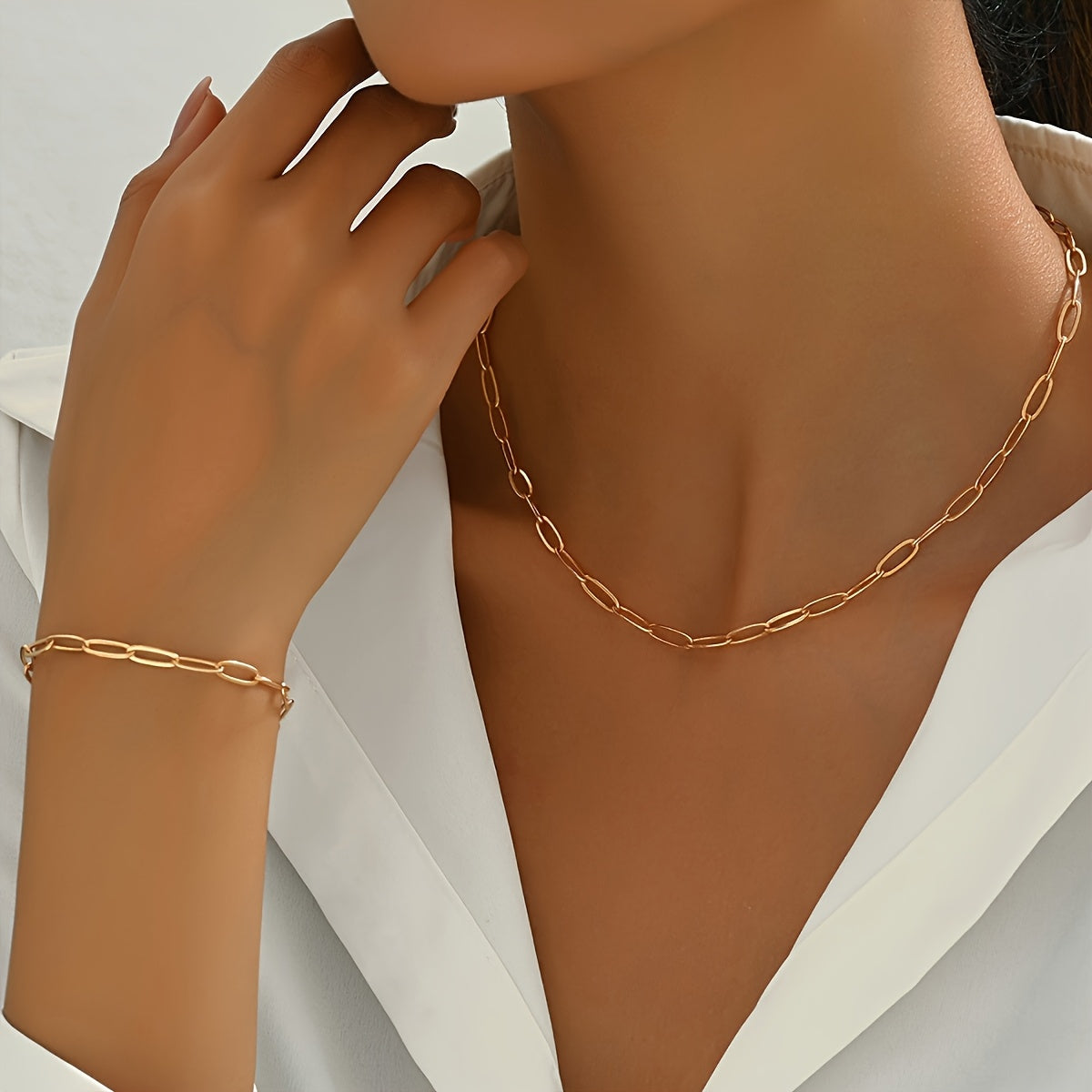 Hélène™ – Parure minimaliste élégante intemporelle