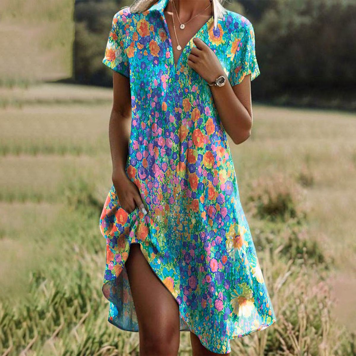 Vestido de Verano Elegante y Cómodo