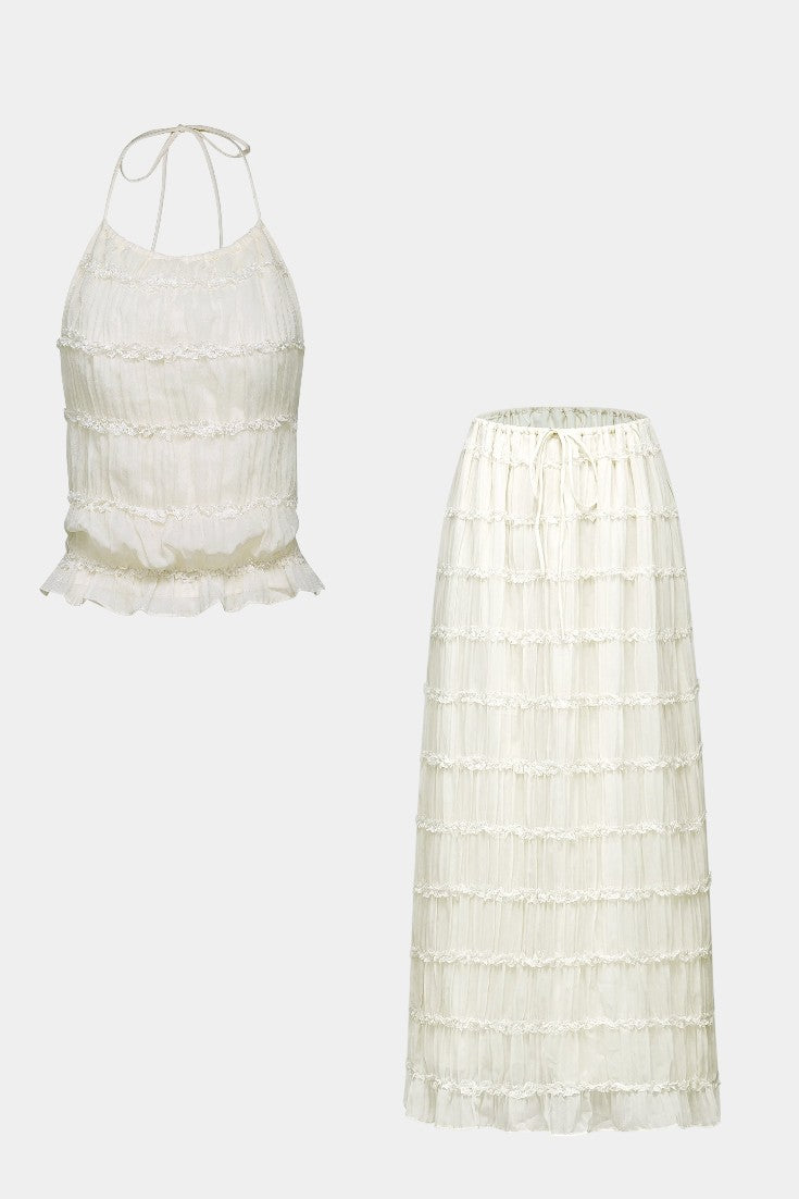 Eugenie | Conjunto Top Plisado