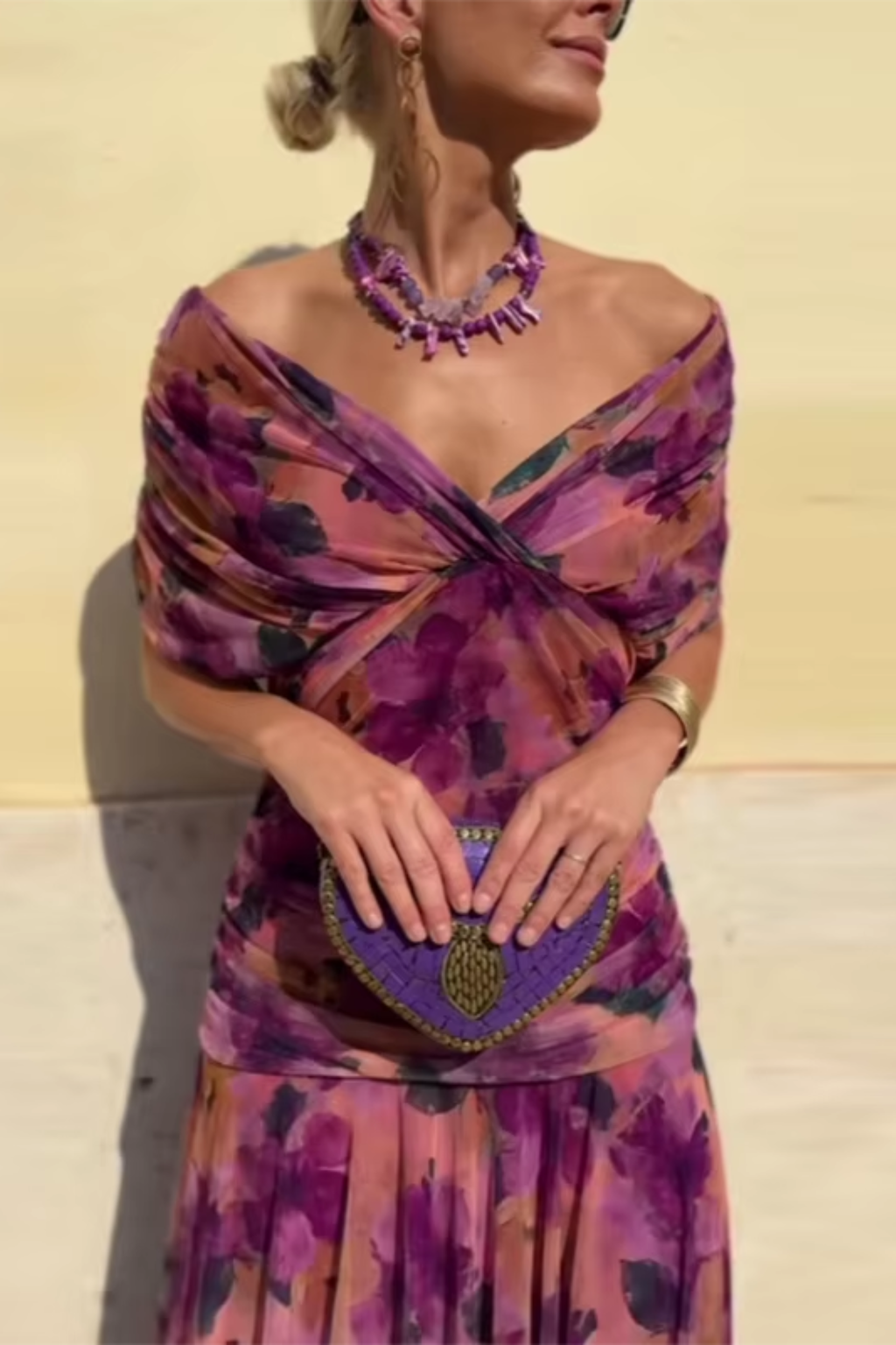 Lucía™ | Vestido largo elegante con escote en V
