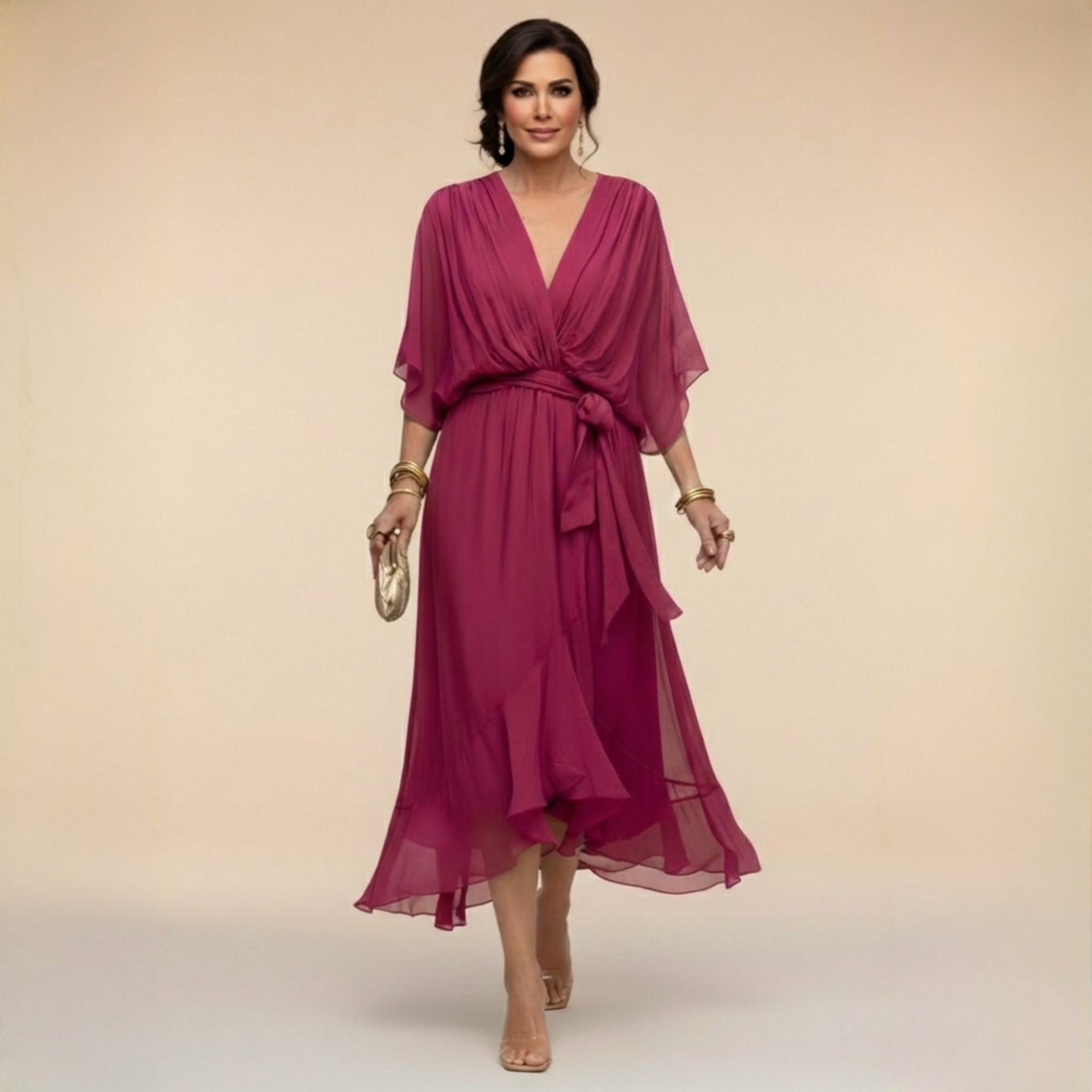Vestido Valeria™ con Escote en V