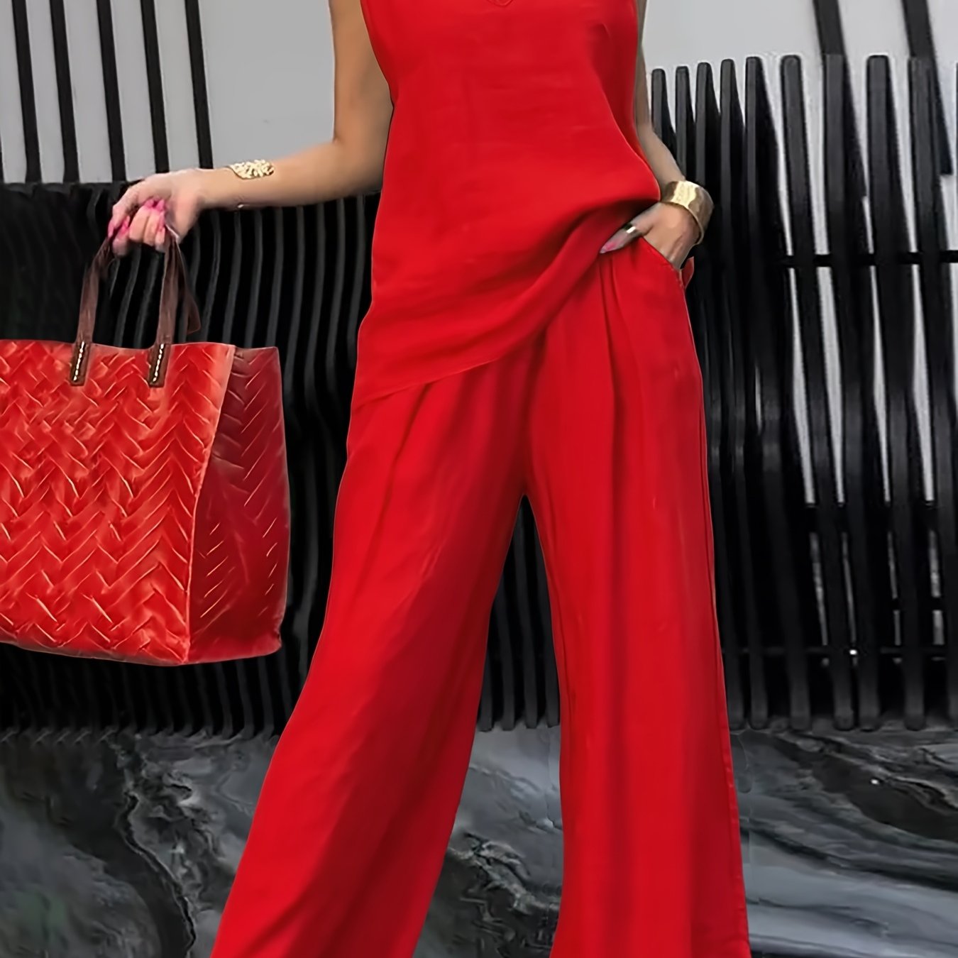 Conjunto Casual de 2 Piezas para Mujer