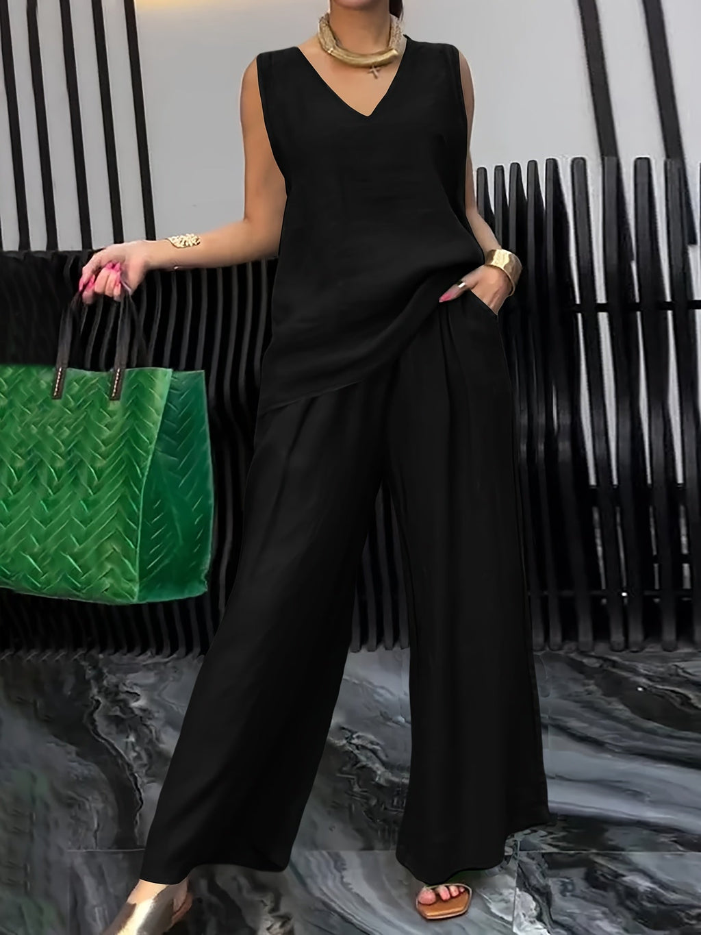 Conjunto Casual de 2 Piezas para Mujer