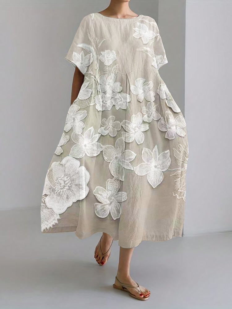 Isa, Vestido Elegante con Estampado Floral