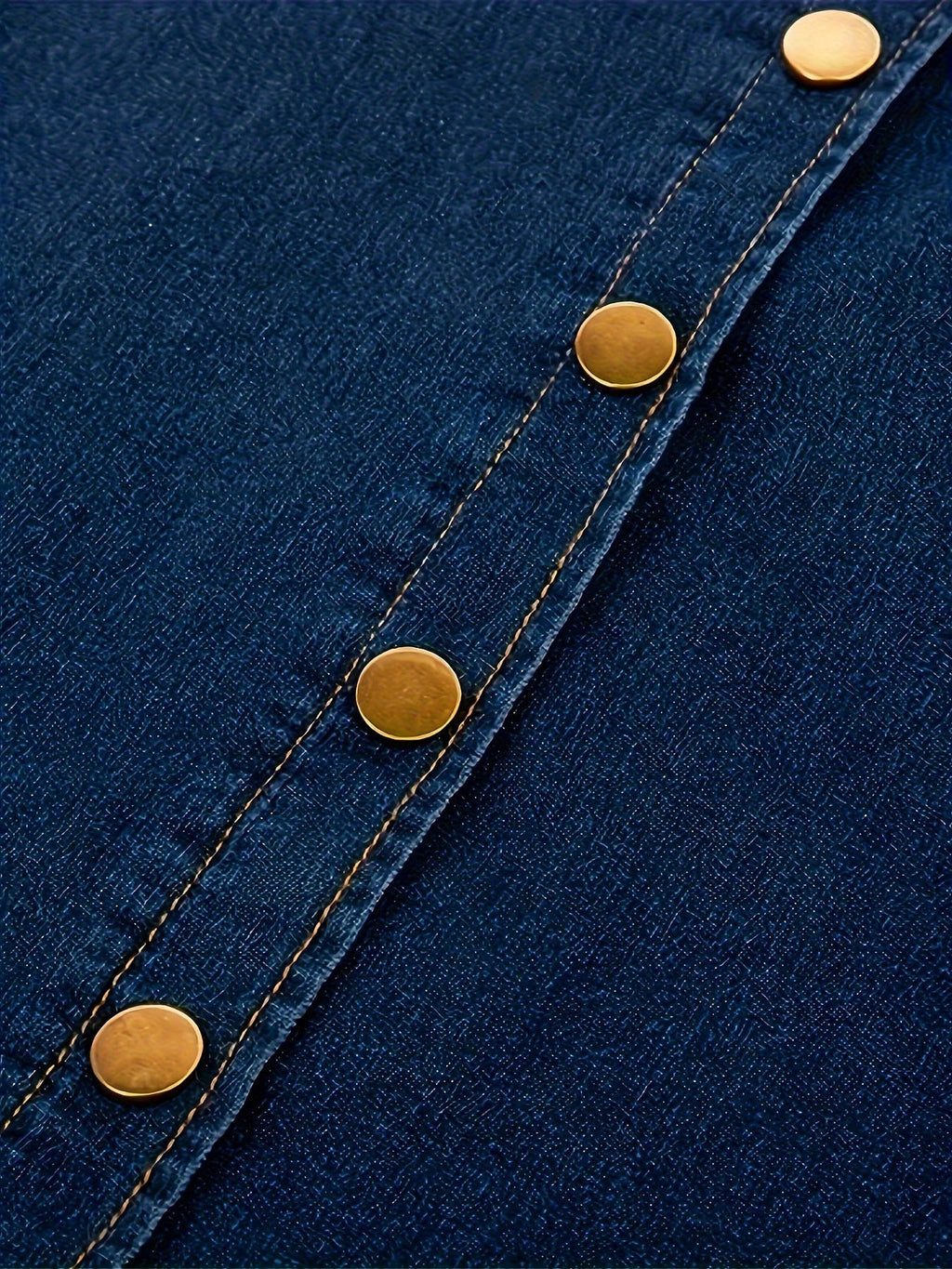 Falda midi de denim elegante y cómoda con botones