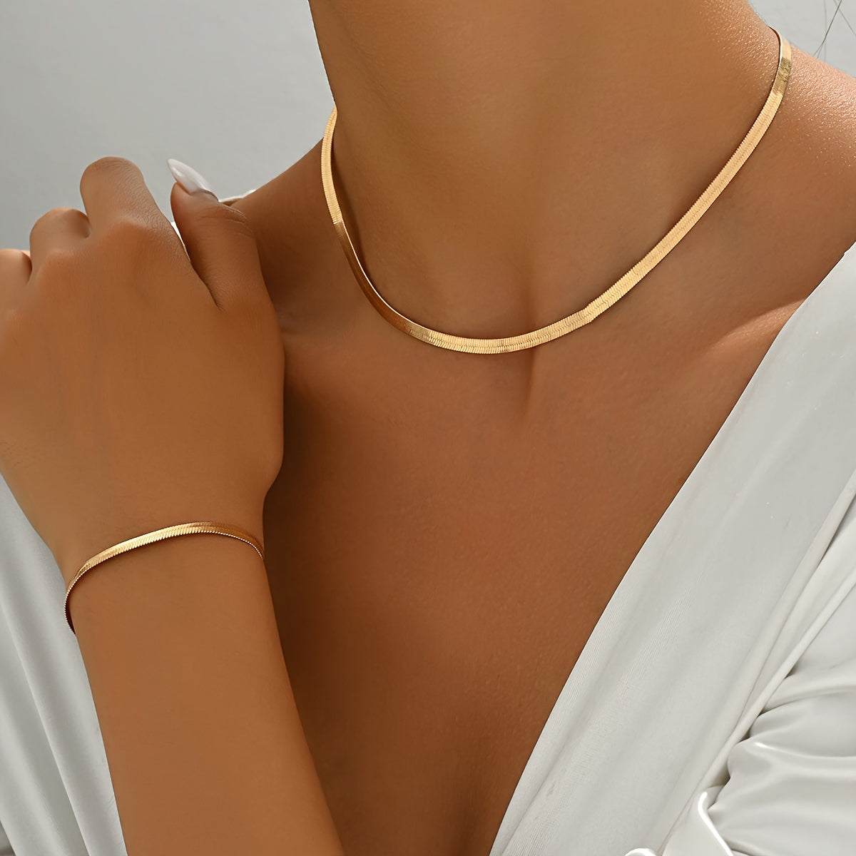 Hélène™ – Parure minimaliste élégante intemporelle