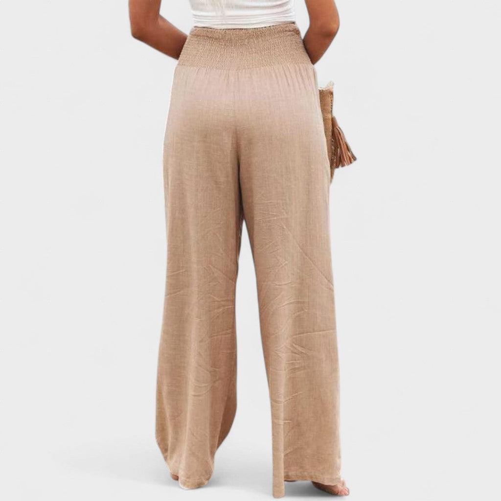 Susana™ | Pantalones Amplios de Algodón y Lino