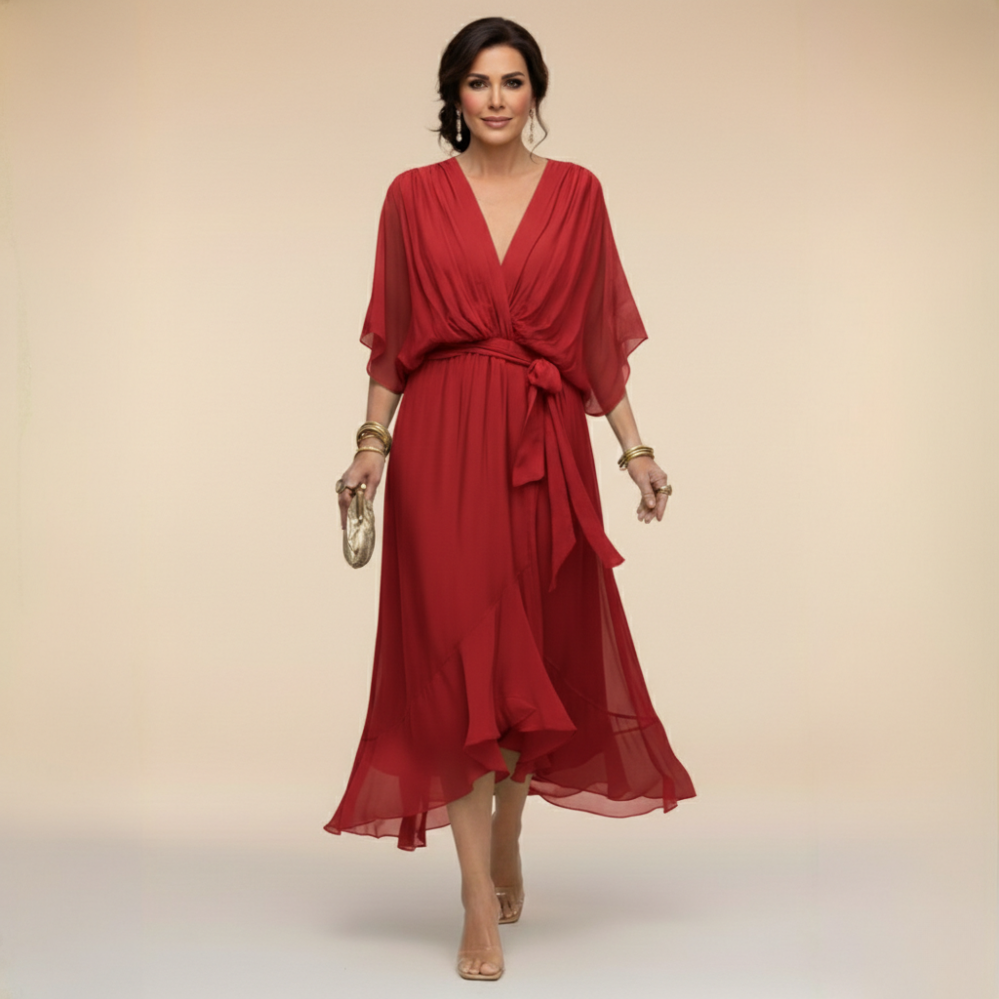 Vestido Valeria™ con Escote en V