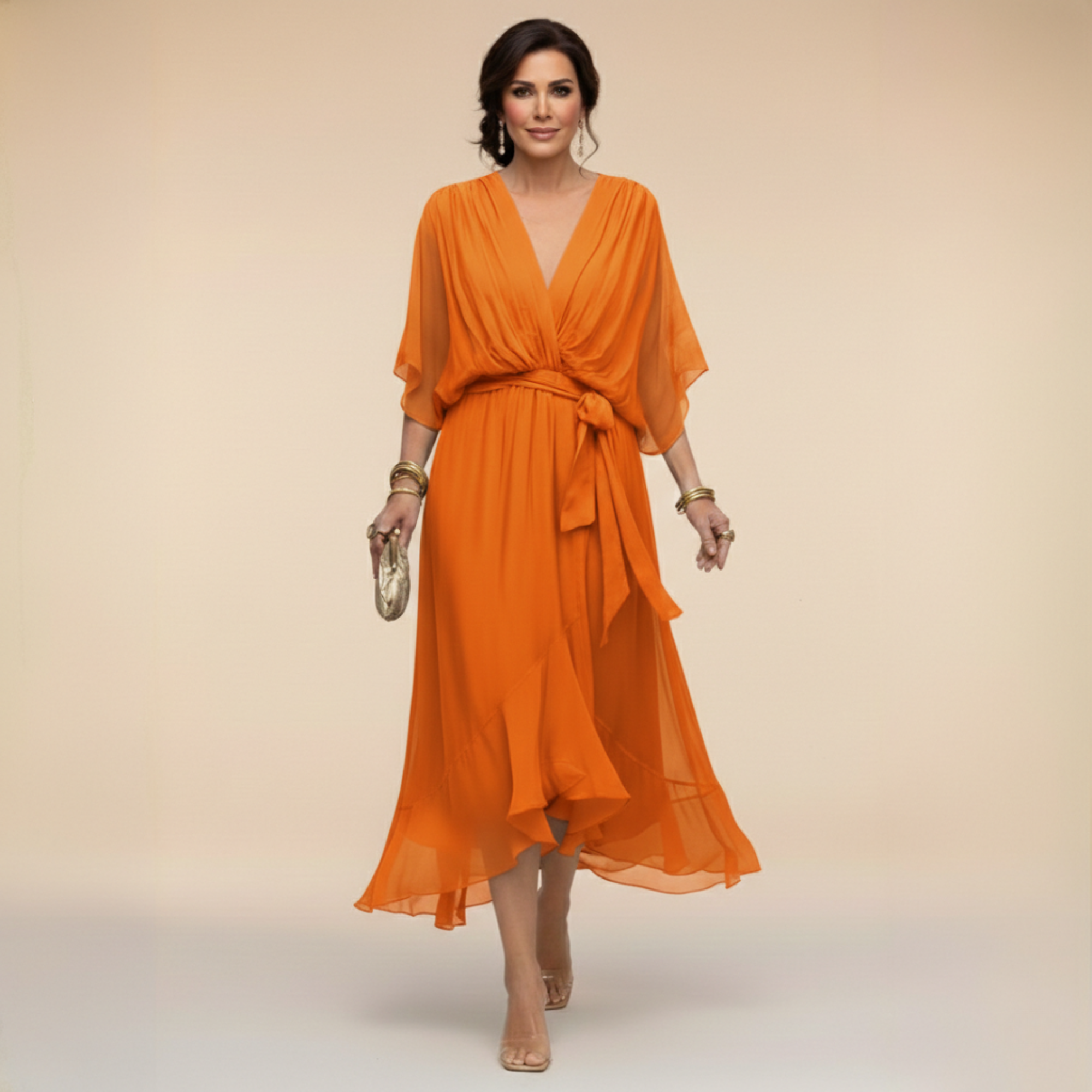 Vestido Valeria™ con Escote en V