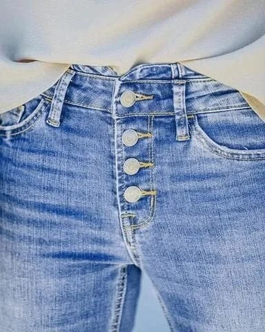 Skinny jeans con effecto