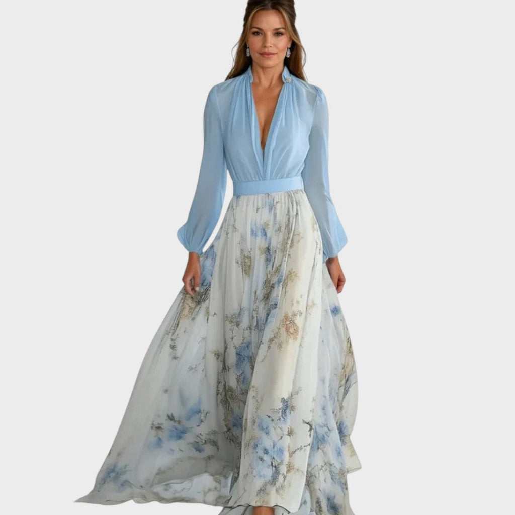 Helena™ | Maxivestido con deslumbrante estampado floral