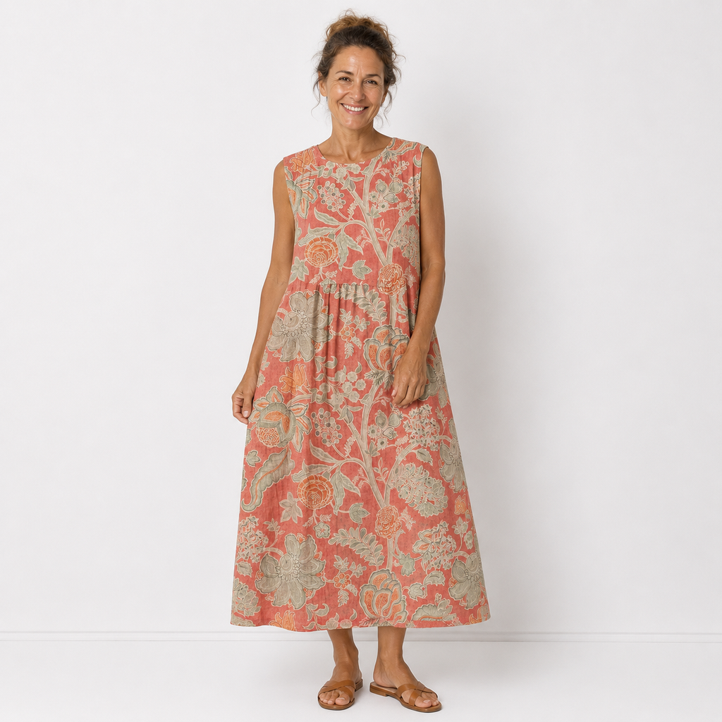 Béatrice - Robe midi florale