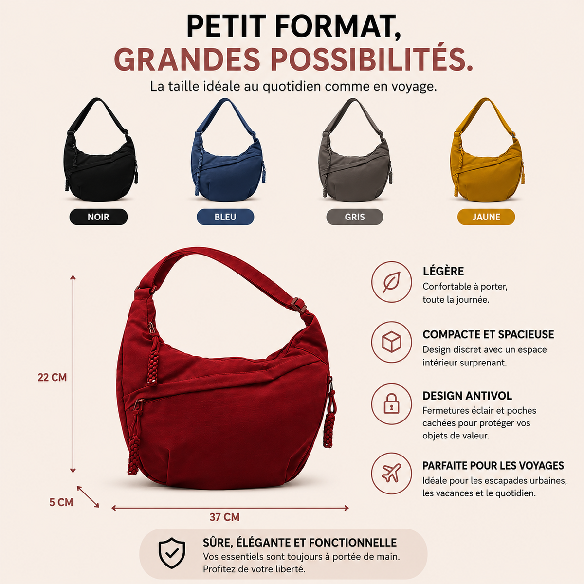 Luna | Sac porté épaule