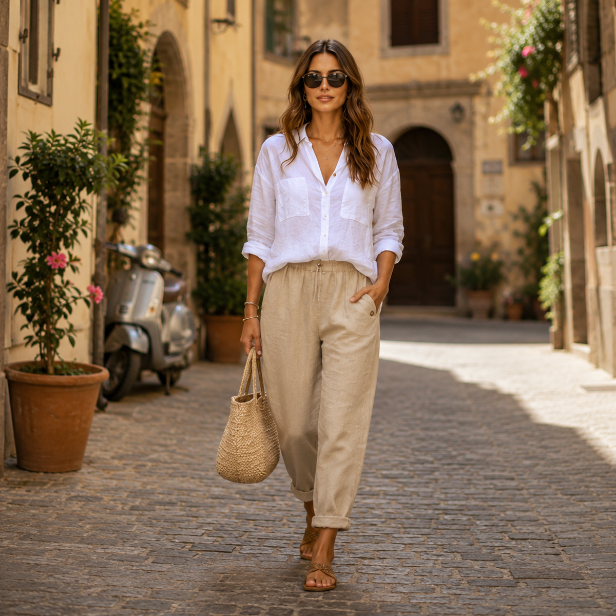 Rosalie | Pantalon léger en lin
