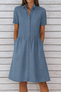 Claudia™ | Vestido vaquero casual