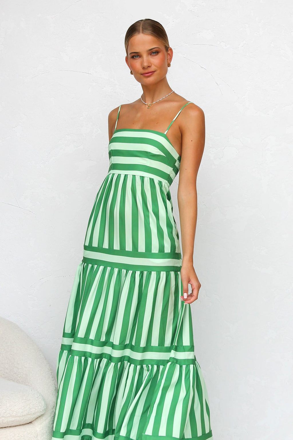 Aylin™ | Vestido de Tirantes a Rayas