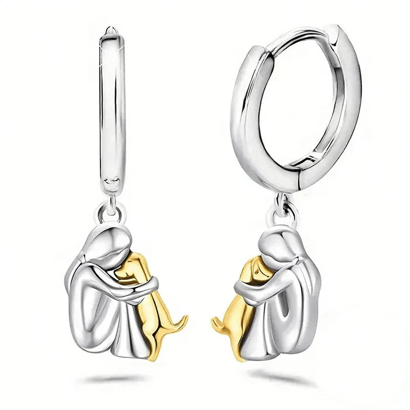 Ginny™ – Boucles d’oreilles icône chien