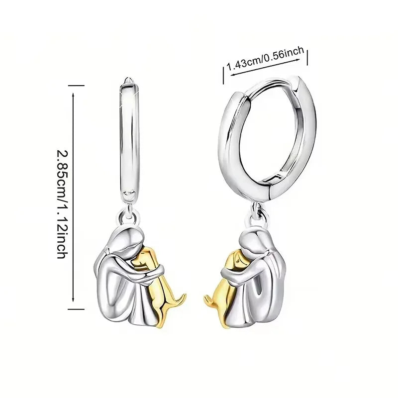 Ginny™ – Boucles d’oreilles icône chien