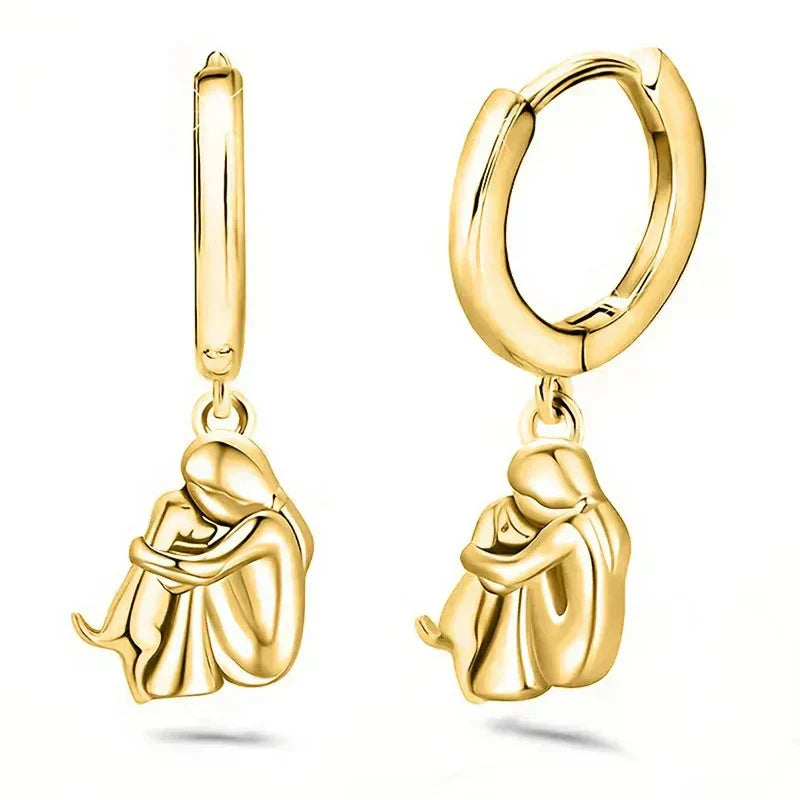 Ginny™ – Boucles d’oreilles icône chien