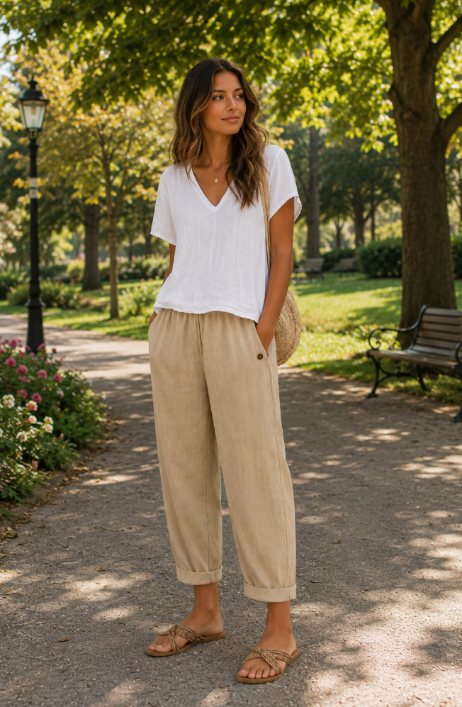 Rosalie | Pantalon léger en lin