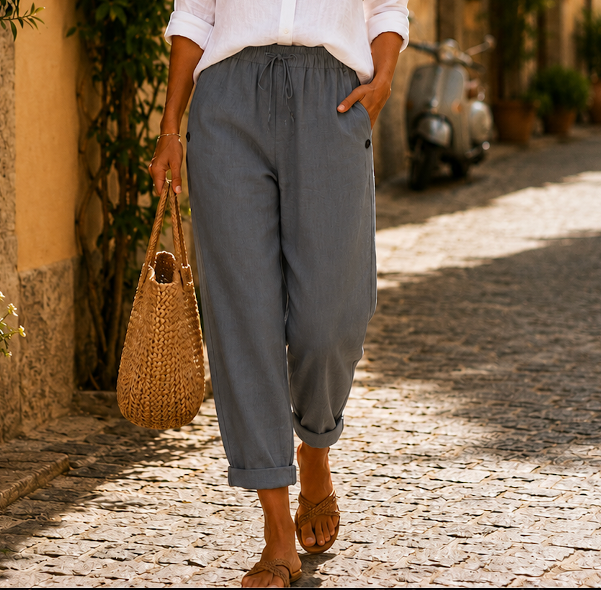 Rosalie | Pantalon léger en lin