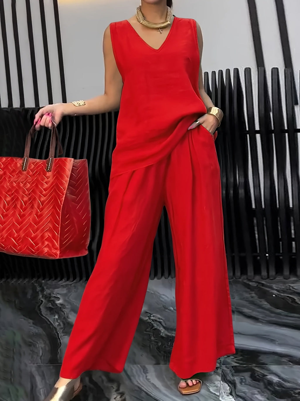 Conjunto Casual de 2 Piezas para Mujer