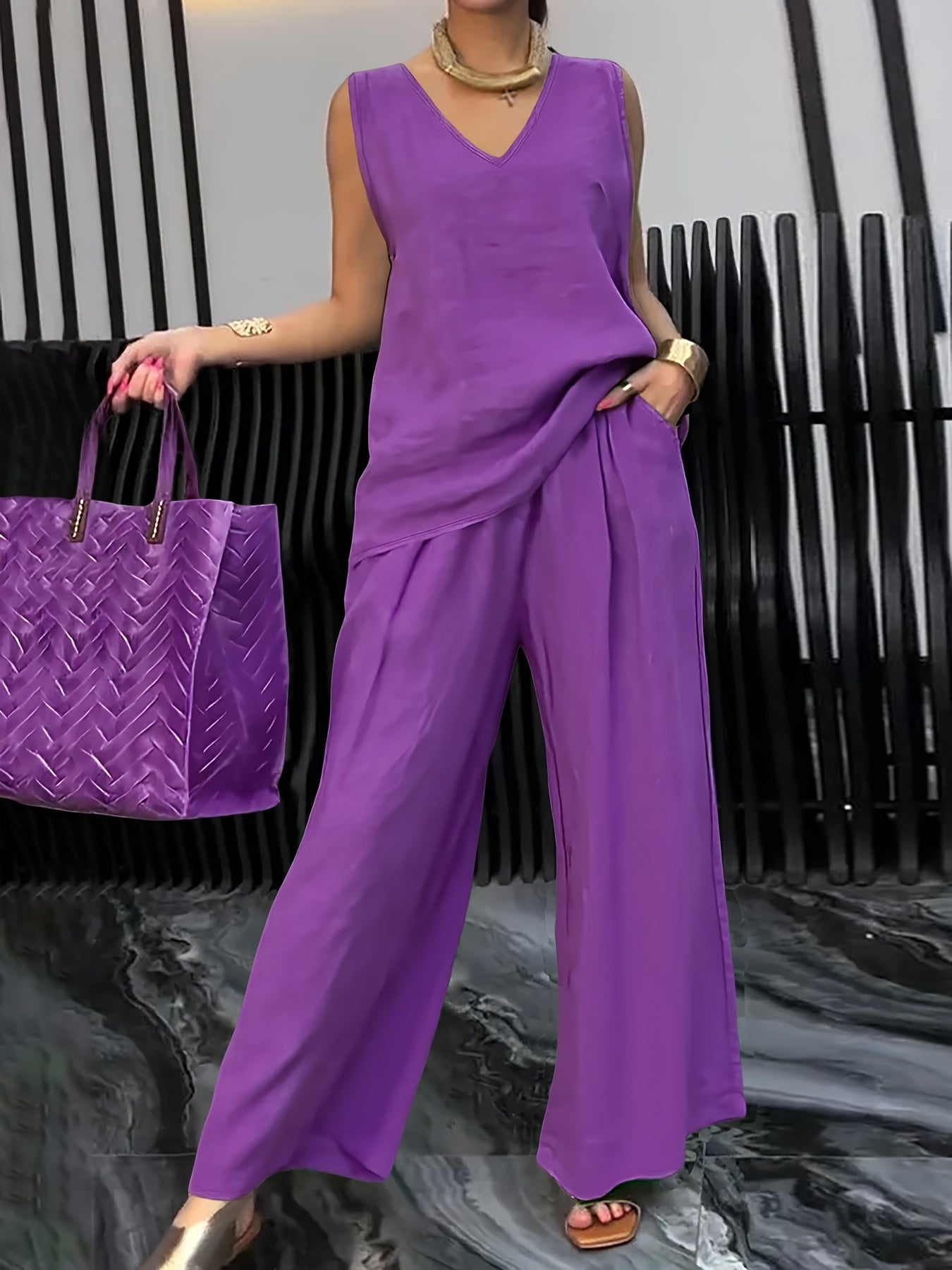 Conjunto Casual de 2 Piezas para Mujer