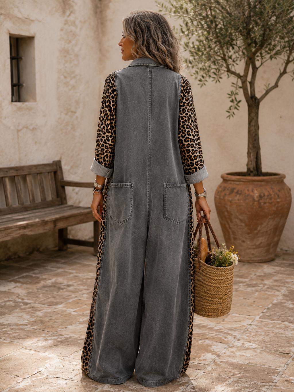 Amanda - Combinaison Effet Denim