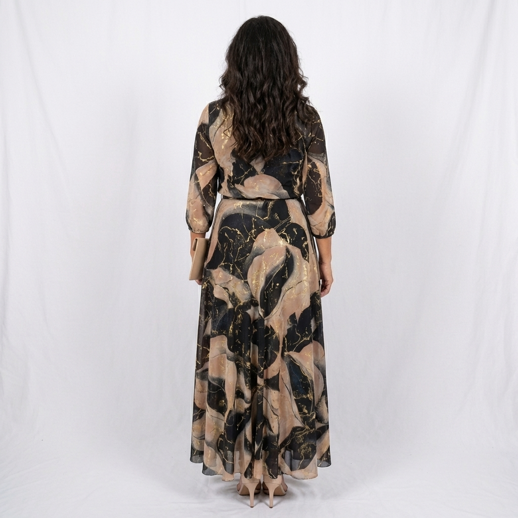 Elena™ | Vestido Elegante Midi con Cintura Definida